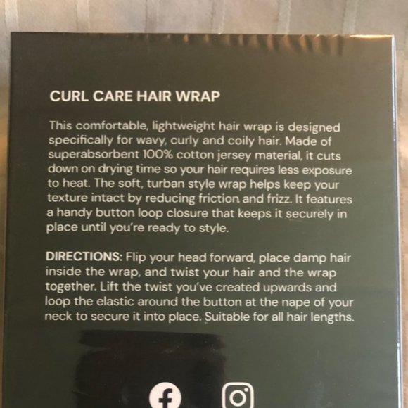 L'ange Curl Care Hair Wrap - blush color - Picture 2 of 2